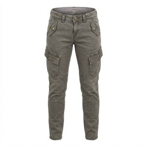 Free People Charcoal Cargo Pants